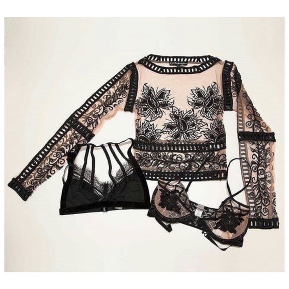 For Love & Lemons Desert Nights Crop Top - Picture 5 of 10